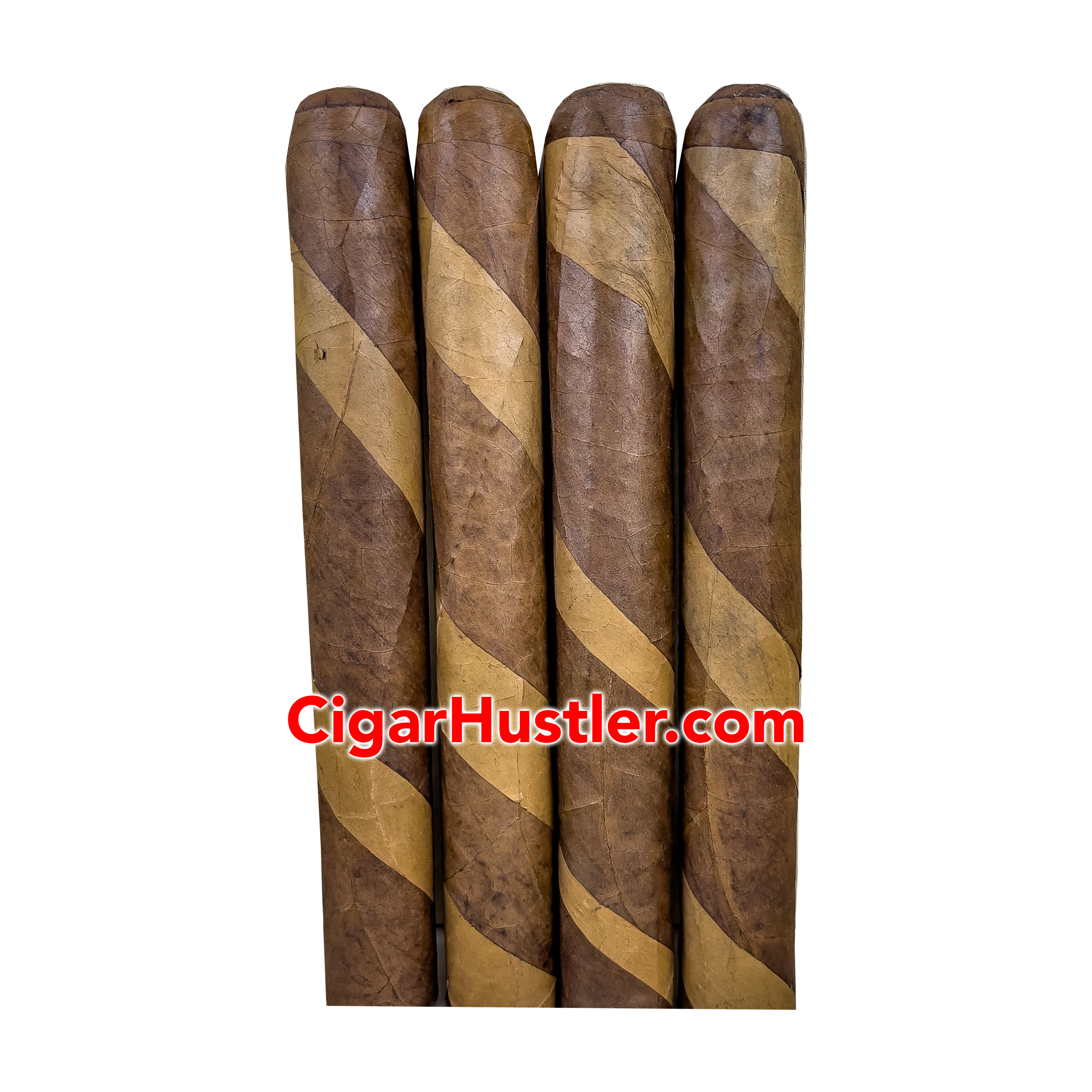 Cigar Hustler Private Blend DualWrapper Super Toro Cigar - 4pack - Click Image to Close
